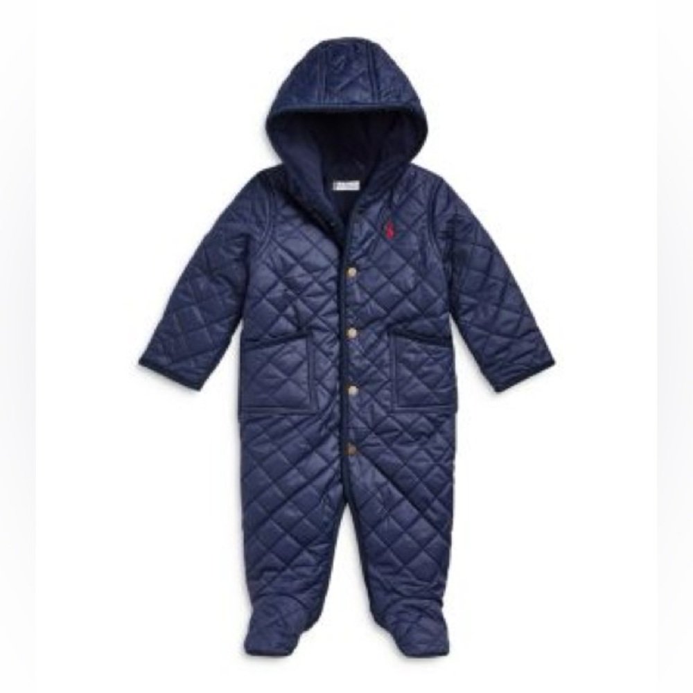 Ralph Lauren Boys' Quilted Bunting Suit - Baby | 6 Months